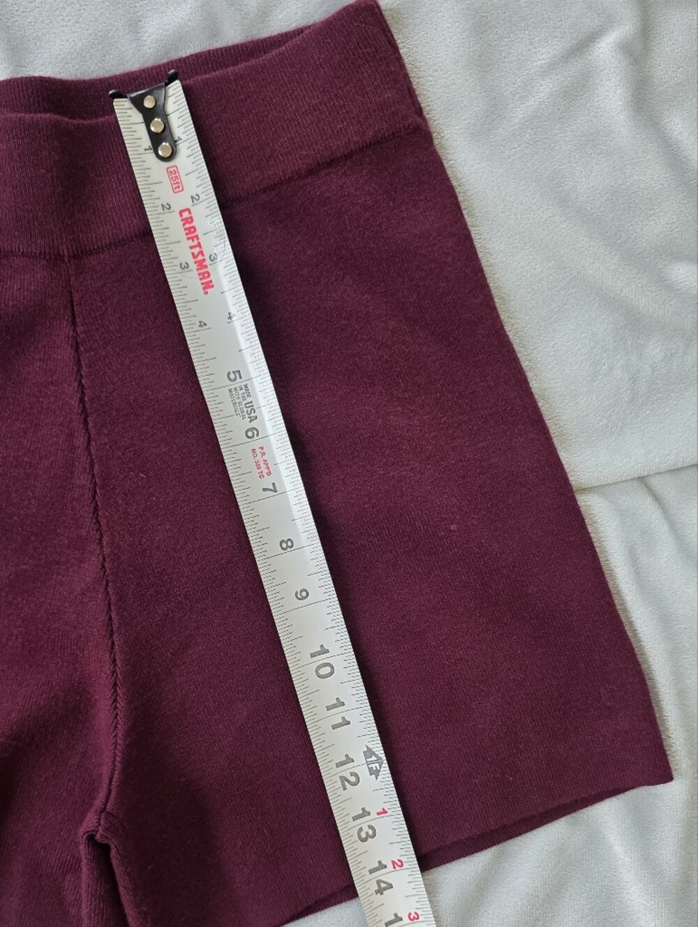 Scotch & Soda NWT Burgundy Knit Sweater Shorts XS High Rise Pull On MSRP $98 - Picture 6 of 6
